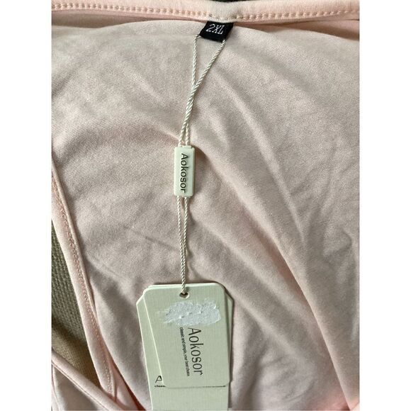 Aokosor Peach Sleeveless Tank Top 2XL - Picture 4 of 6